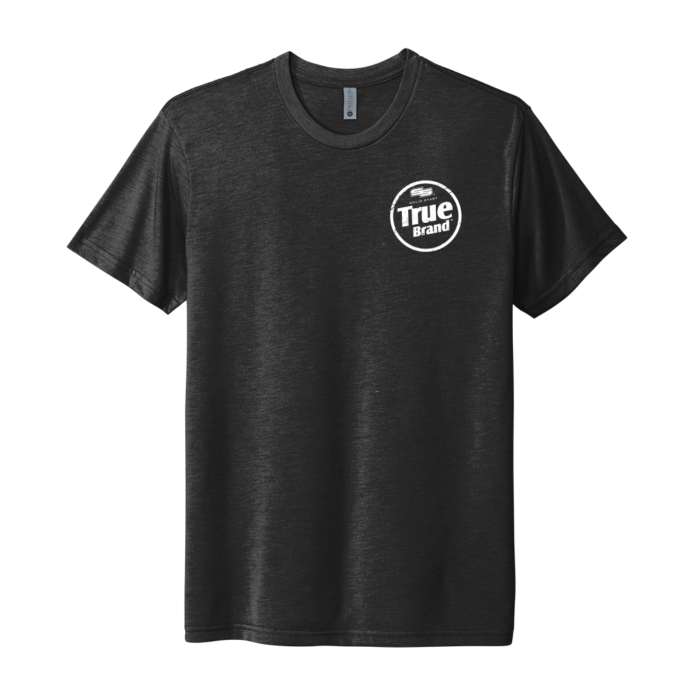 True Brand Logo Tri-blend Crew Tee